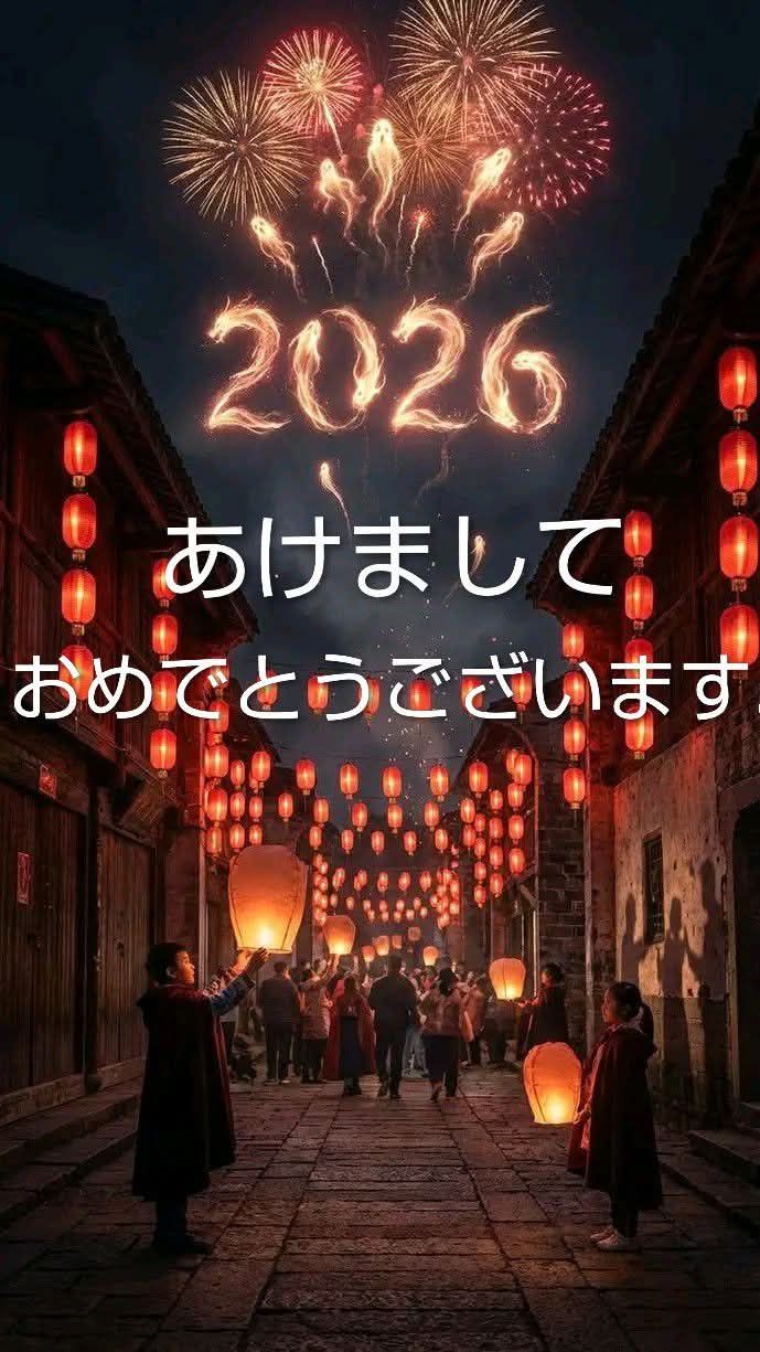 あけましておめでとうございます 🙏 Happy New Year 2026 #newyear2026