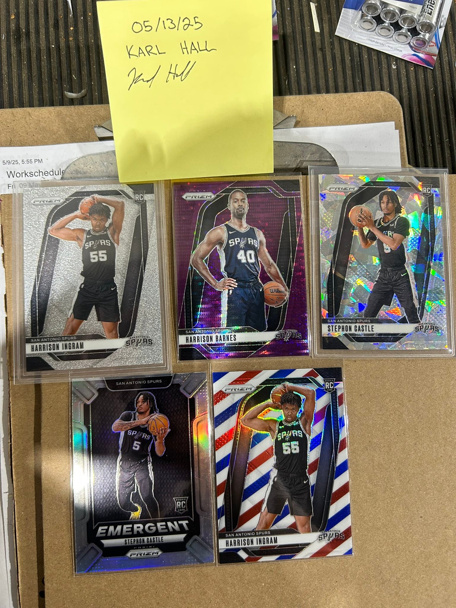 What is the price of the Zaccharie Risacher Prizm lot?