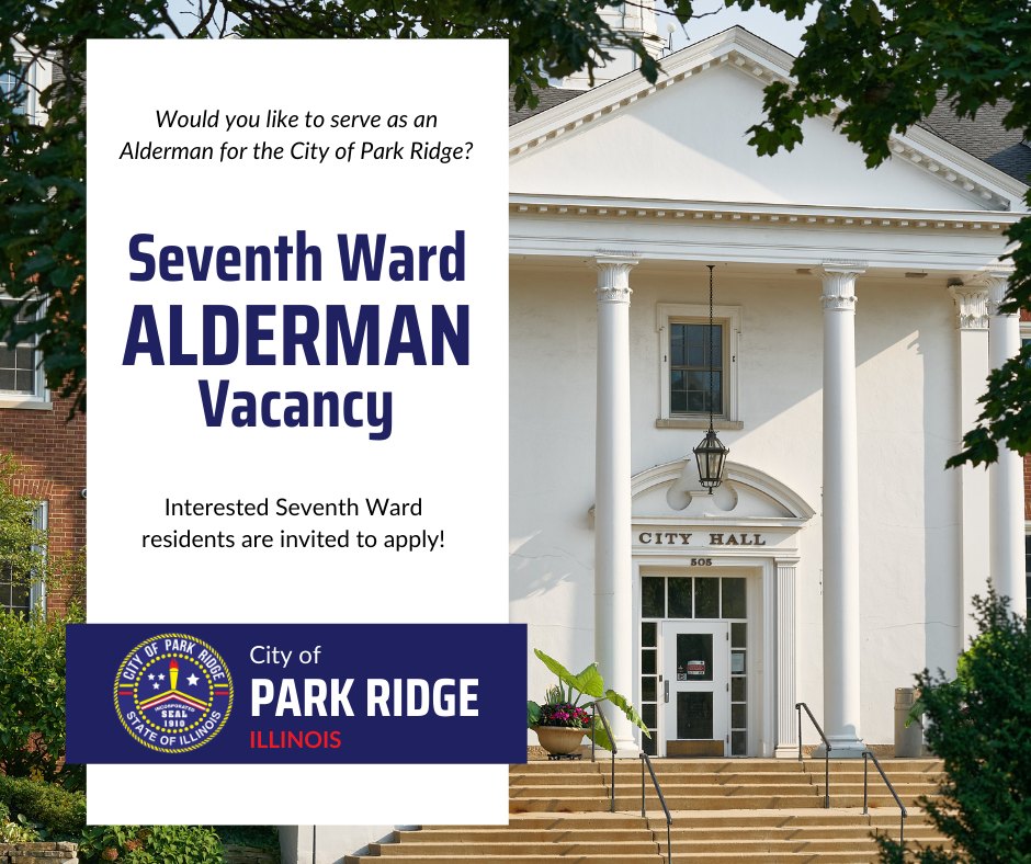 The deadline to... - Marty Maloney, Mayor, City of Park Ridge | Facebook