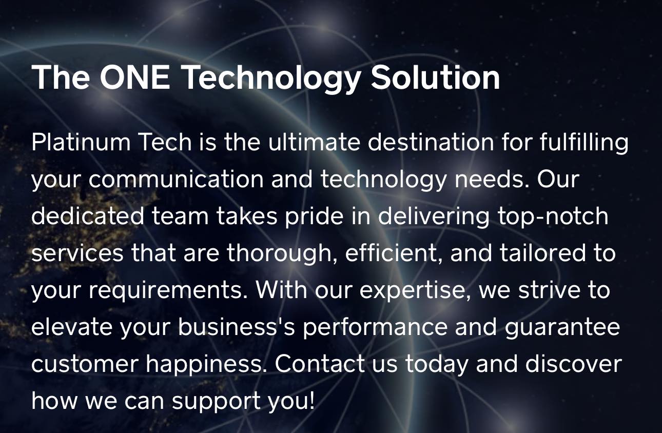Platinum Tech | Flagstaff AZ