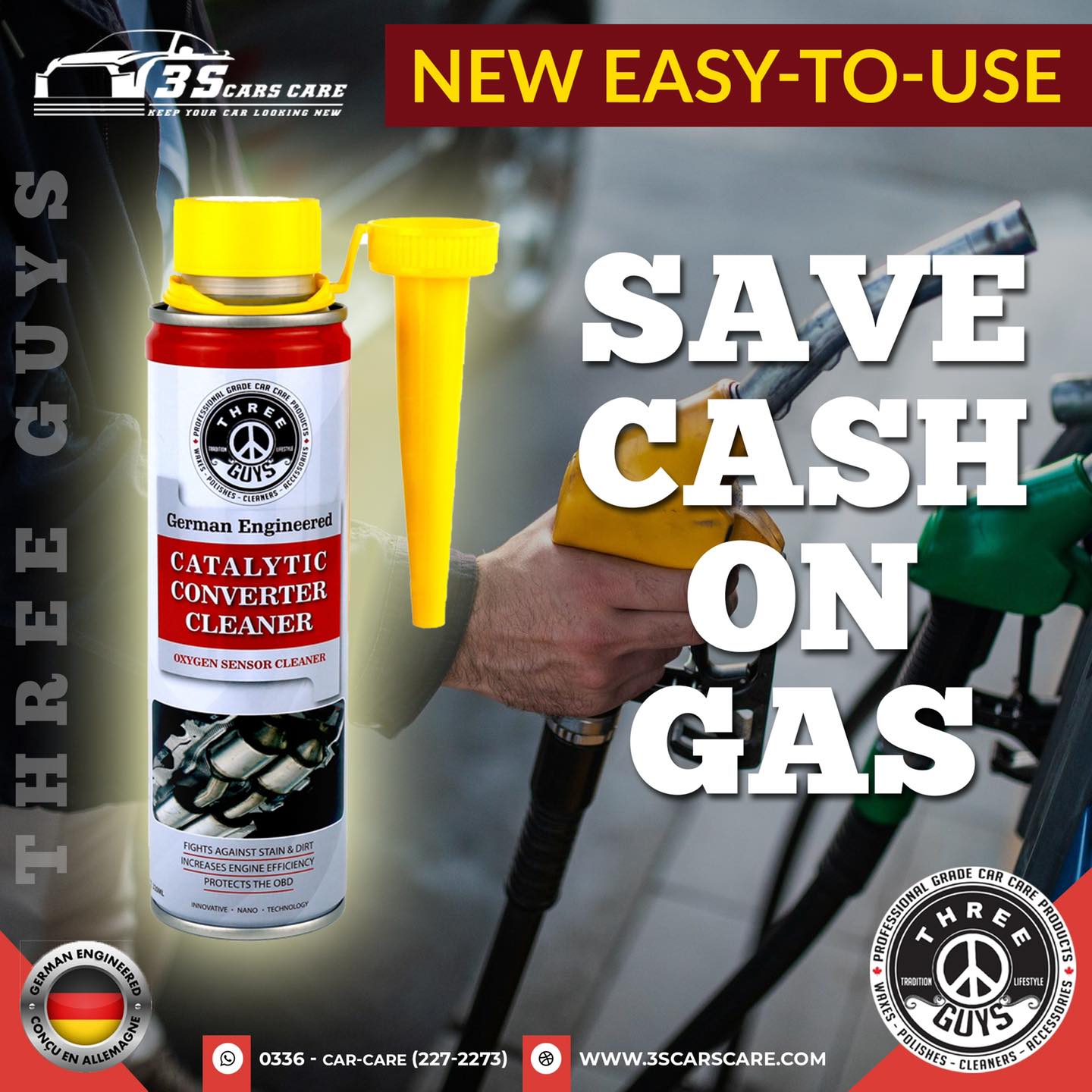 3S Cars Care - 🔥 Higher Engine Efficiency! - Engine Catalytic Converter ...