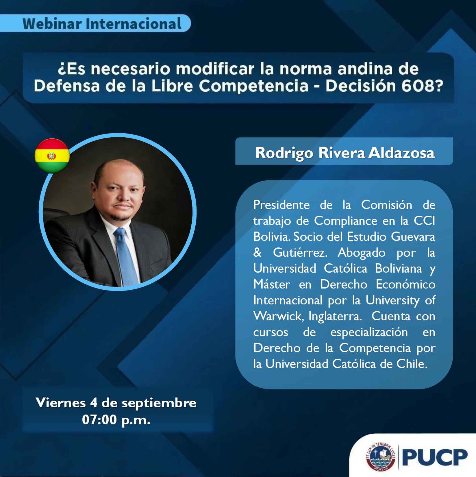 📌 Conoce a Rodrigo Rivera, ponente en nuestro Webinar Internacional. 🔝💻 ...