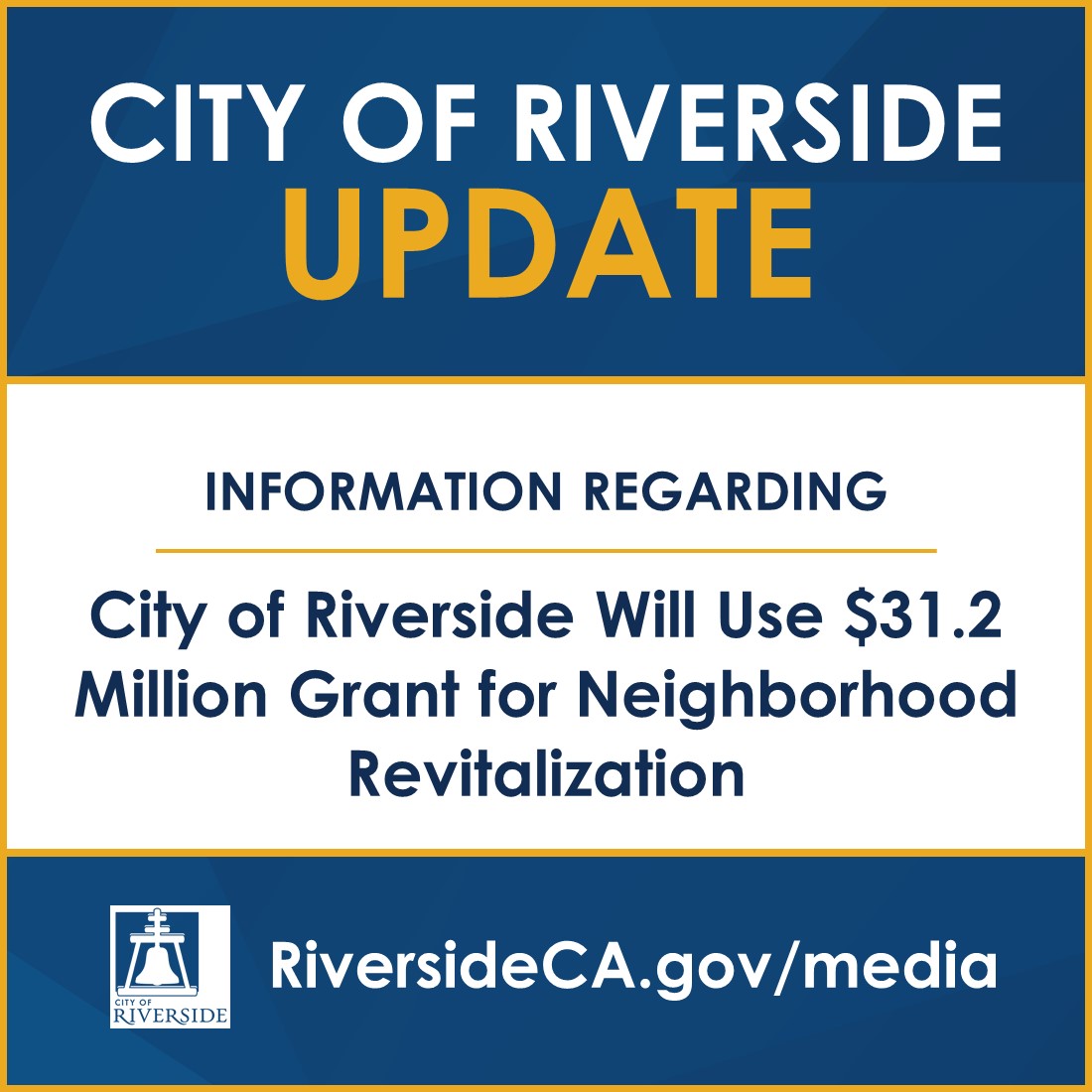 City of Riverside, CA - City Government - A total of $31.2 million in ...