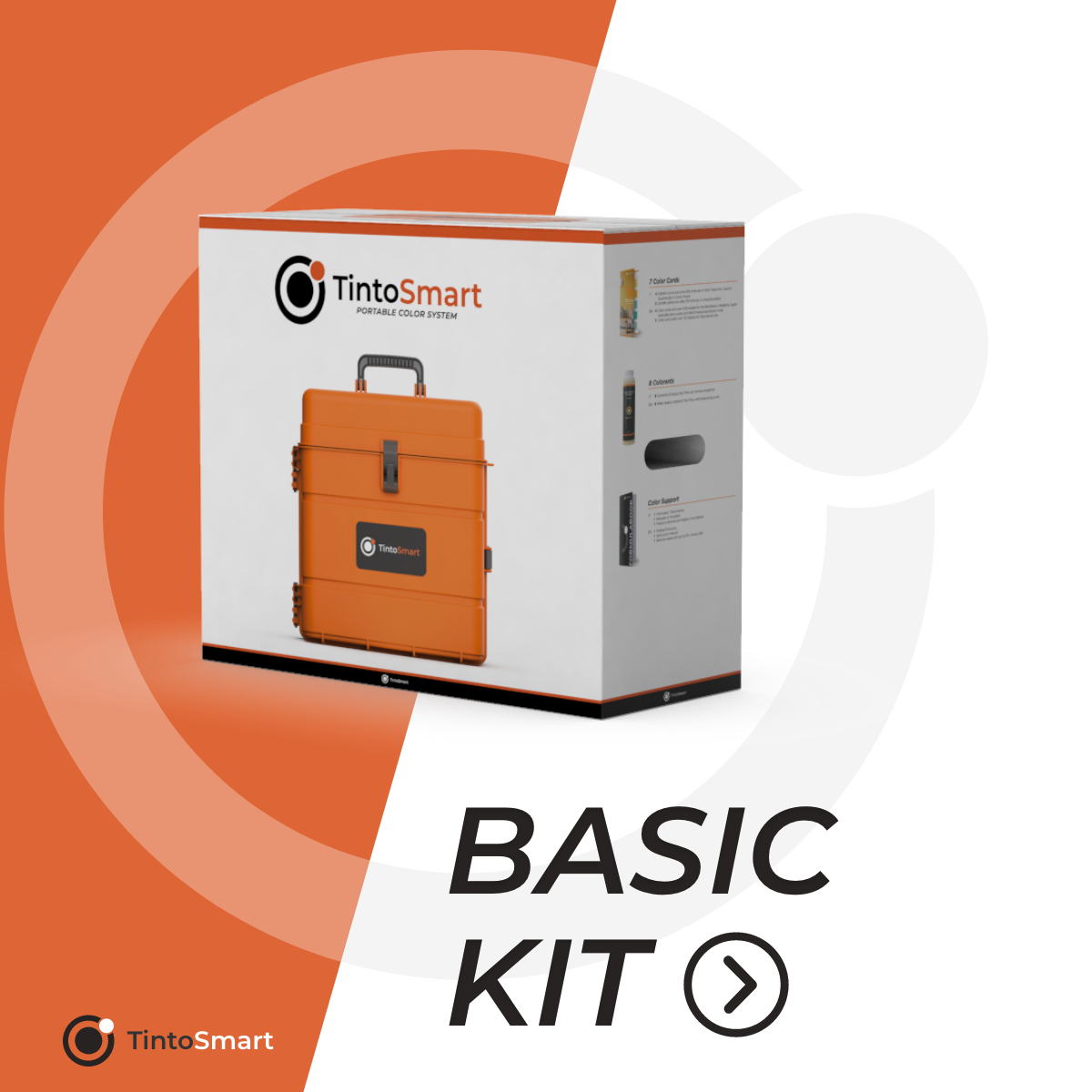 Tintosmart Basic Kit - Tintometro Portatile Con 8 Coloranti Per Idropitture