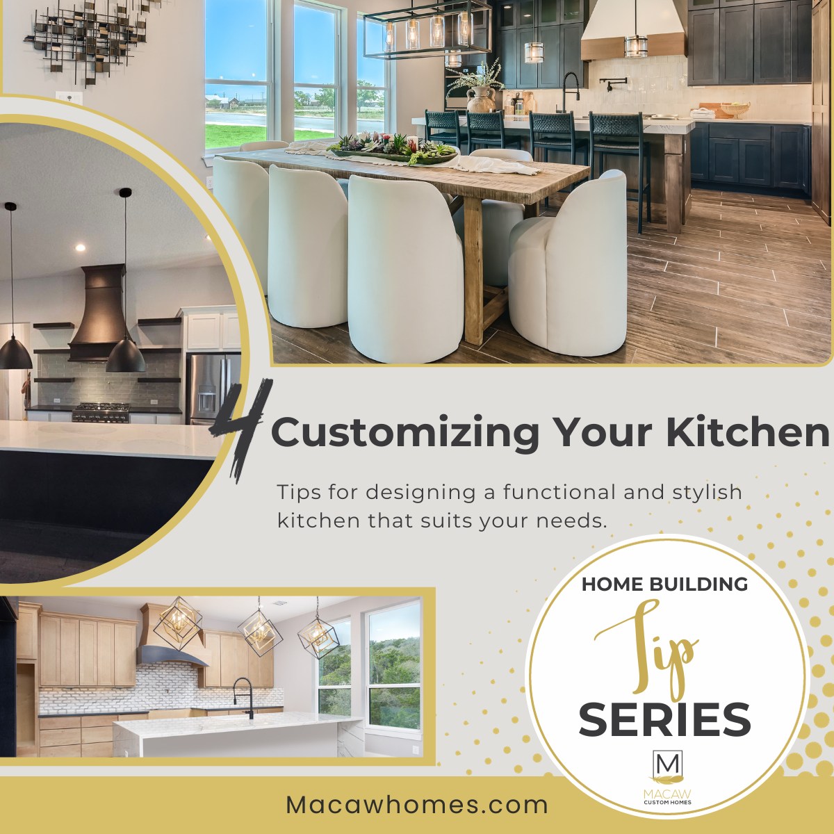 Macaw - Tip #4: Customizing Your Kitchen - Tips for designing a ...