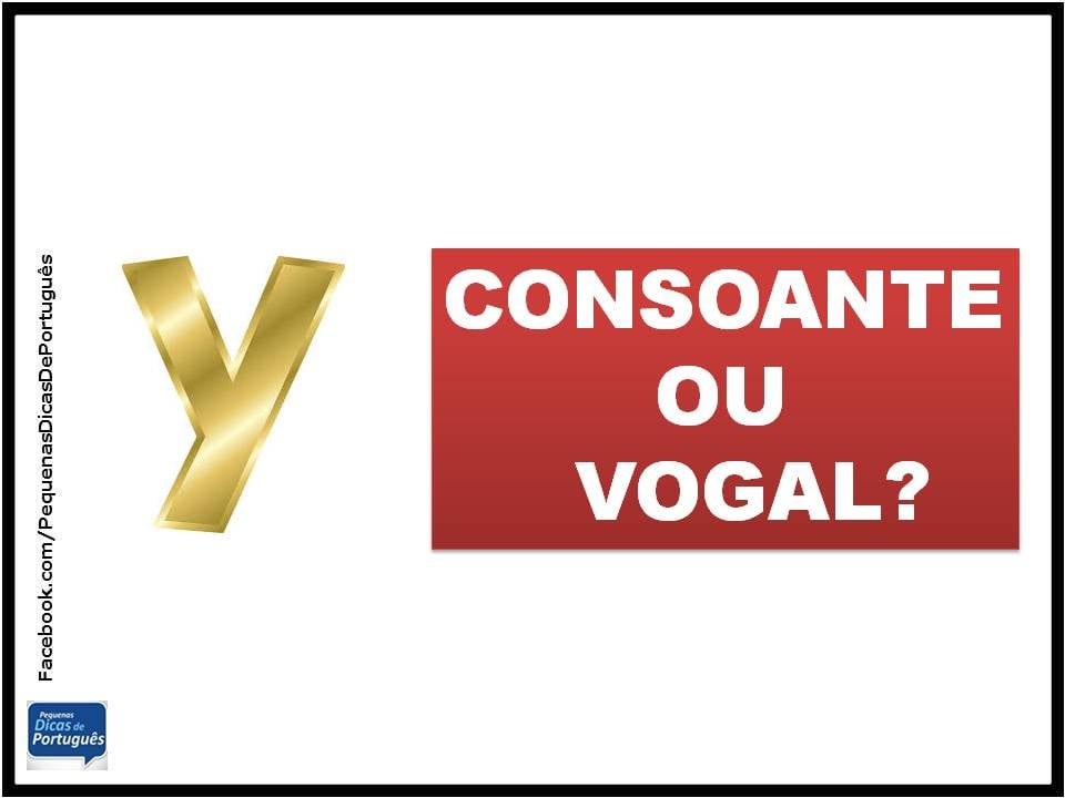 Y é vogal ou consoante?... - Pequenas Dicas de Português | Facebook