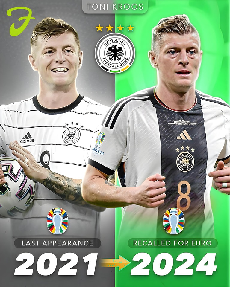 🚨🚨 Toni Kroos' latest #EURO2024 jerseys have been sold TWICE as