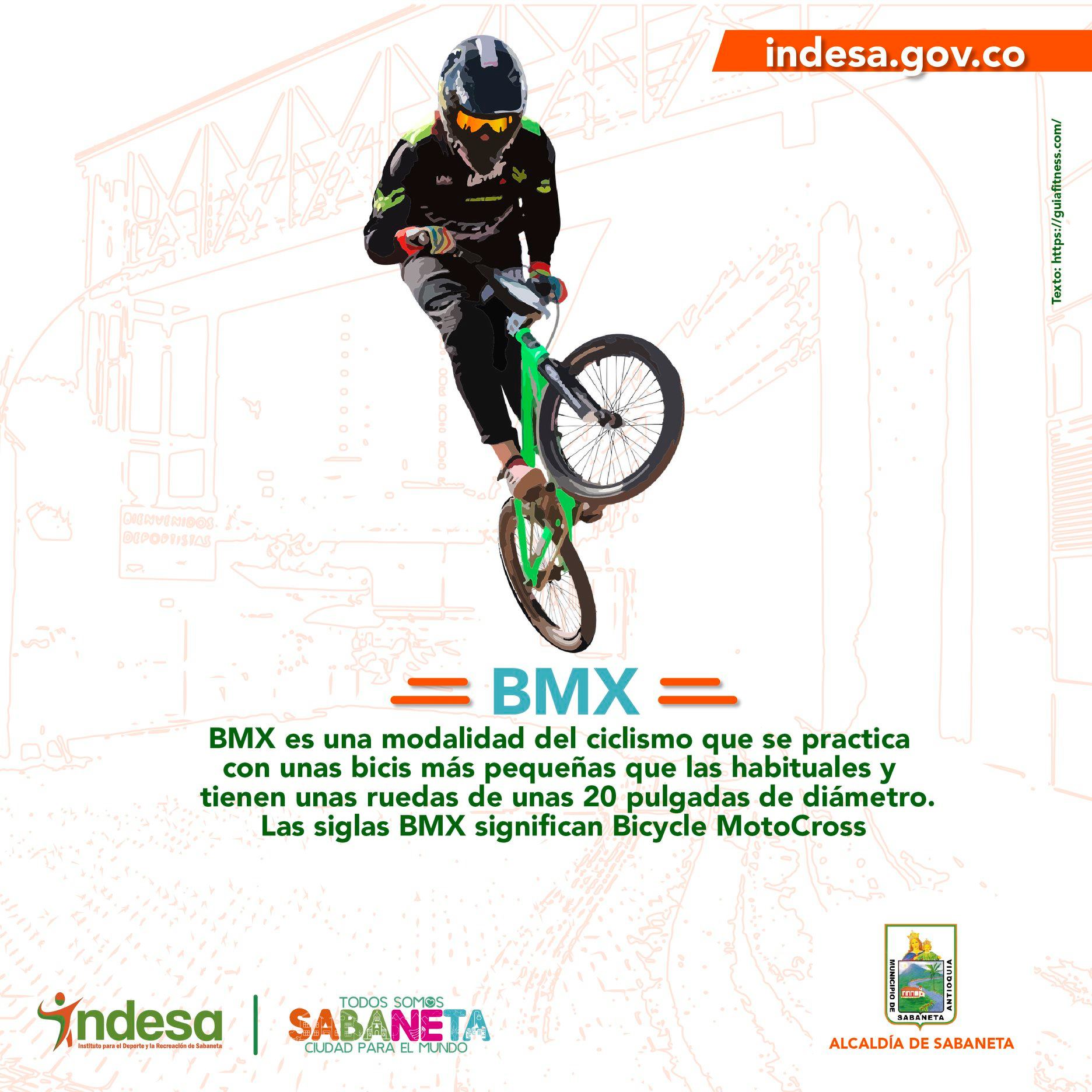 INDESA - Las letras BMX corresponden a unas siglas cuyo... | Facebook