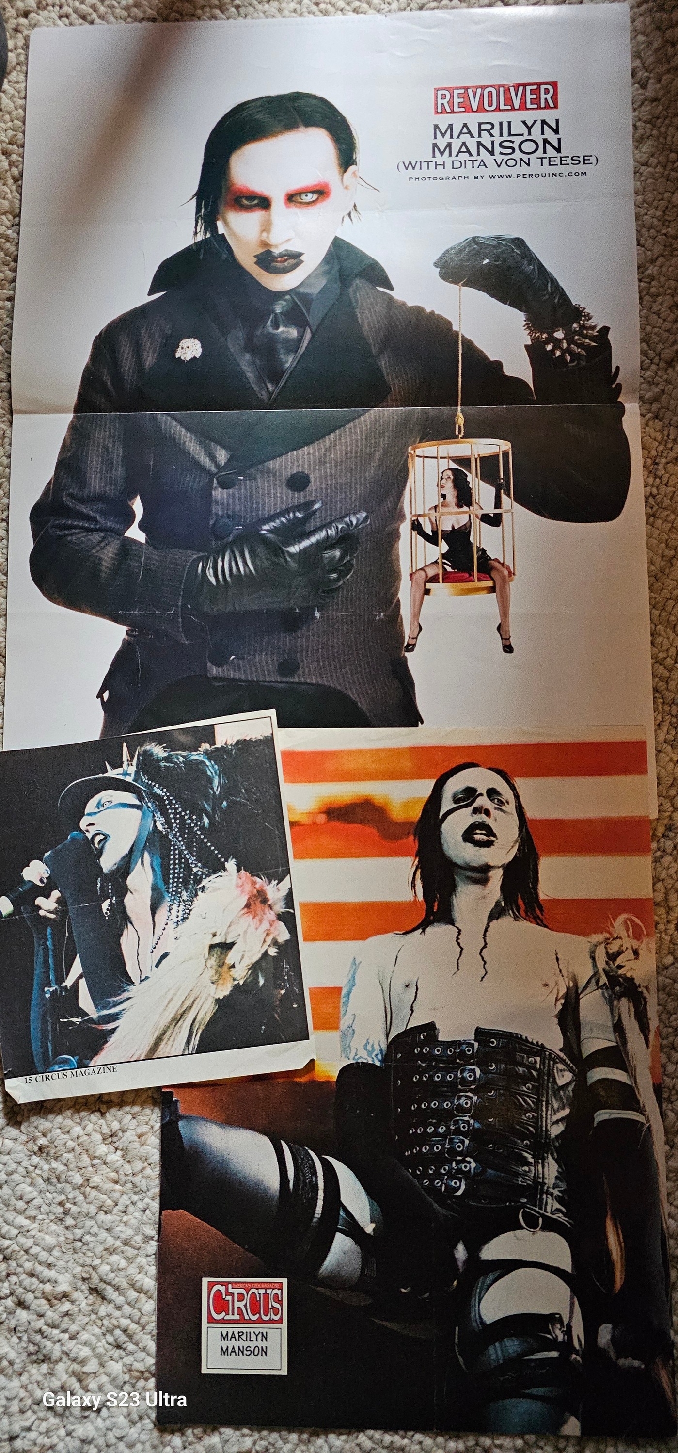 Found some old Manson pics from Revolver and Circus magazines