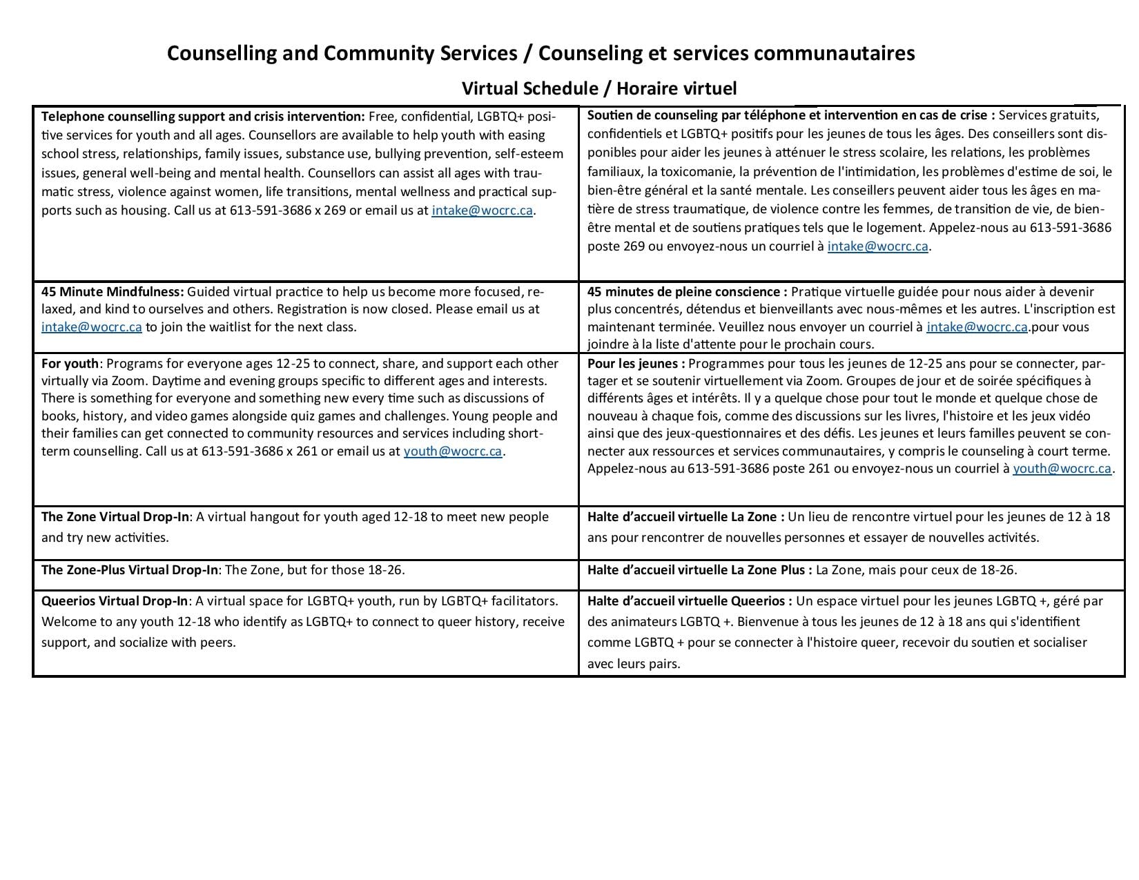 Western Ottawa... - Western Ottawa Community Resource Centre