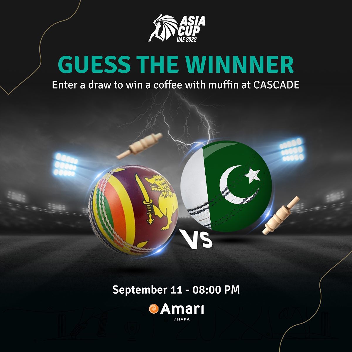 Amari - Who will be the winner!!! To enter the free coffee with muffins ...