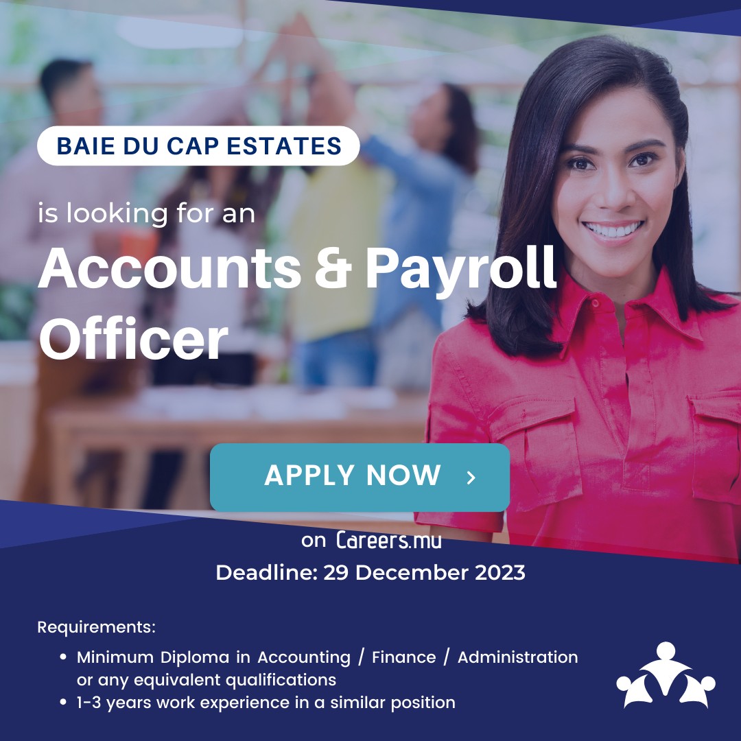 Careers.mu - Baie du Cap Estates Ltd, a family business... | Facebook