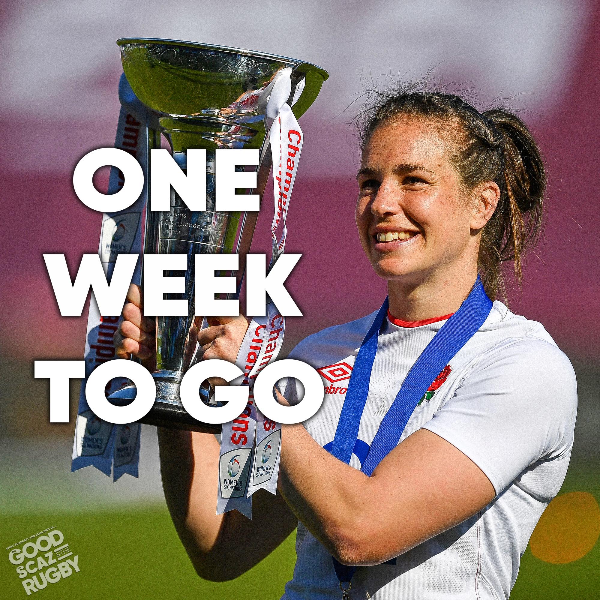 The Good, The Scaz And The Rugby - 🔥 It’s only one week until the ...