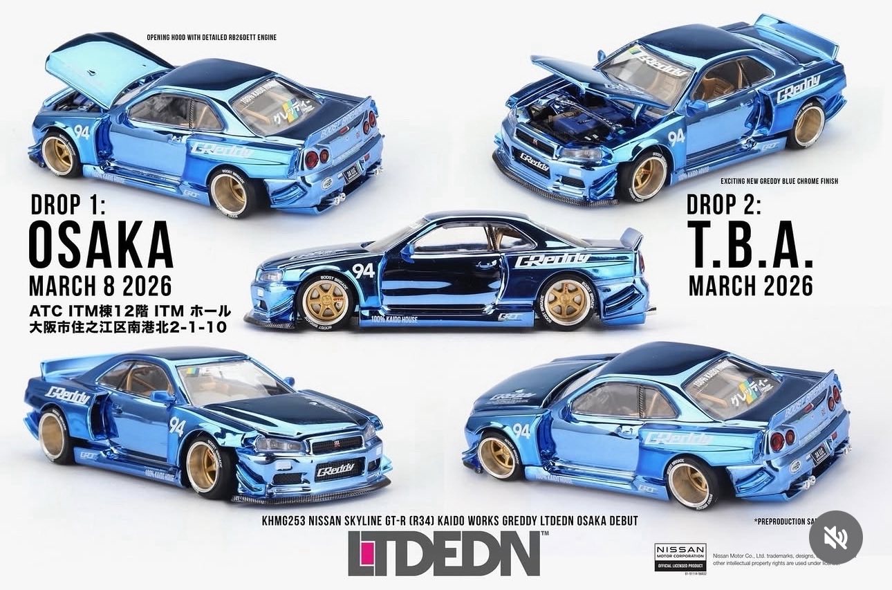 Tokyo Auto Salon 2025 KaidoHouse LTDEDN Nissan R33 + Fairlady Z +