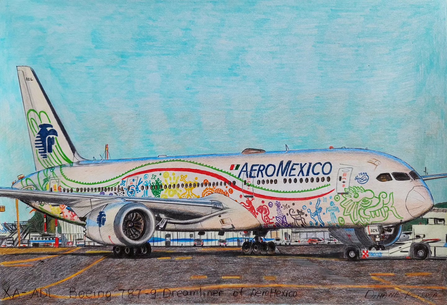 Runik exhibition by Petrit Halilaj at Mexico City's airport