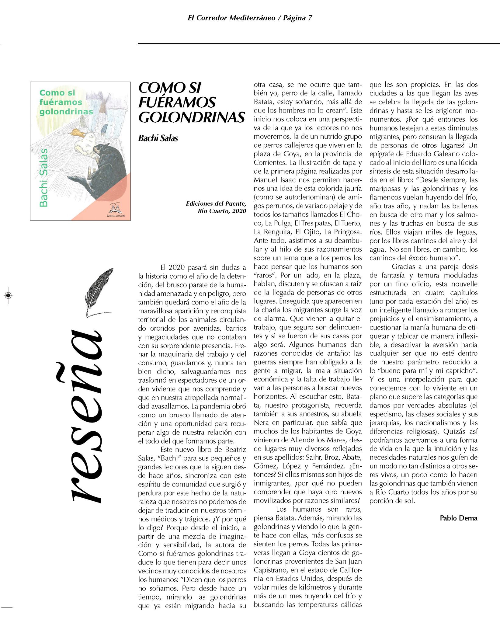 Queremos compartir la reseña que... - Ediciones del Puente | Facebook