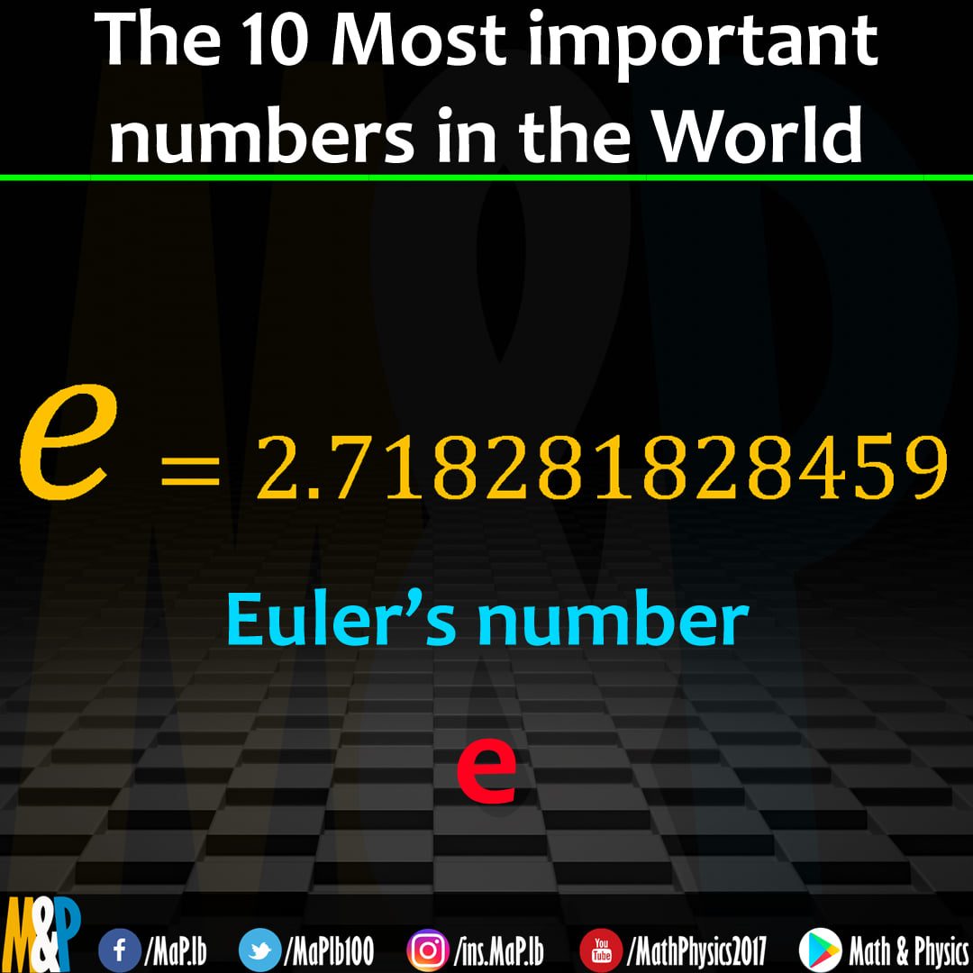 Math & Physics - The 10 Most important numbers in the...