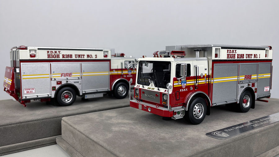 Fire Replicas - The all new FDNY Mack MR High Rise Units... | Facebook