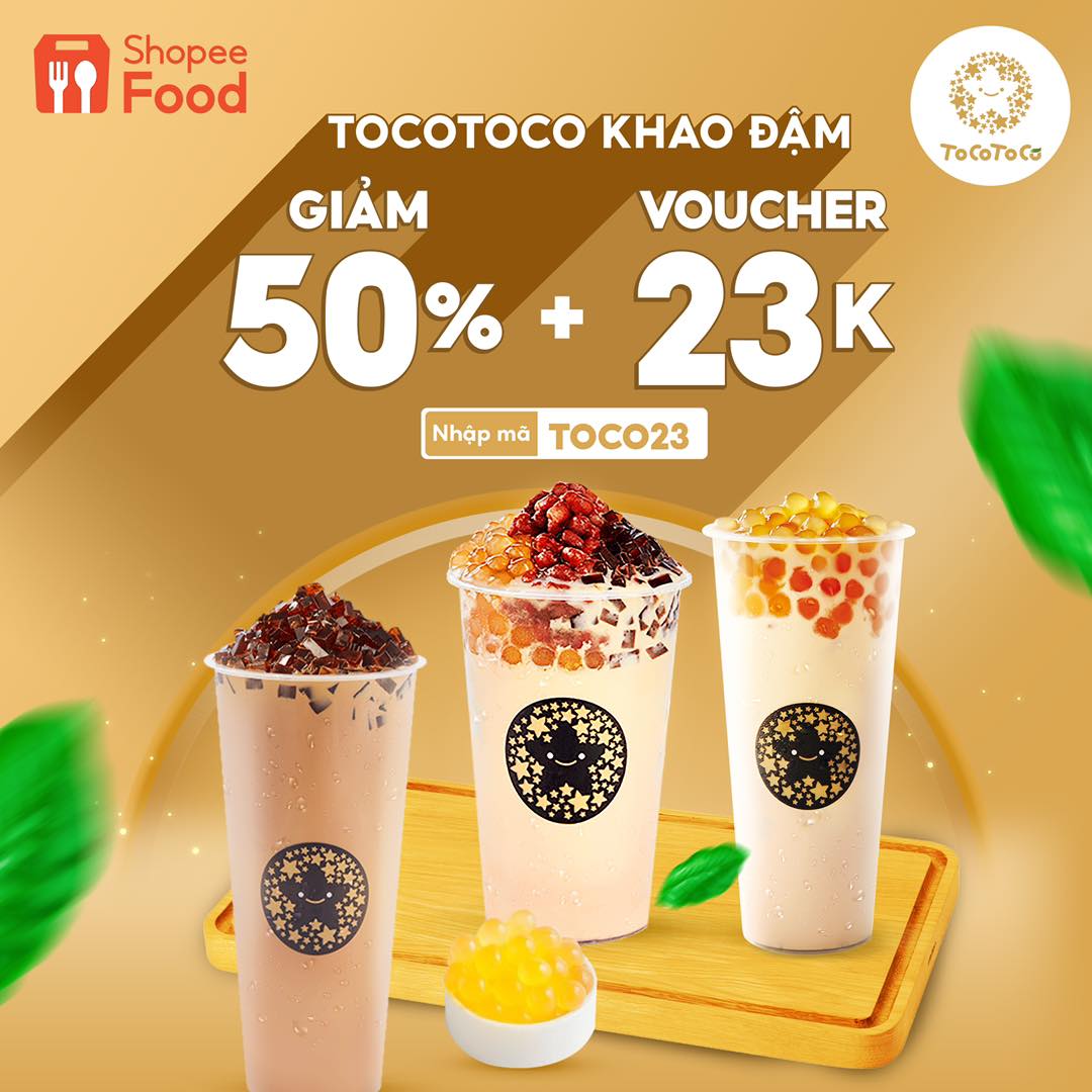 ShopeeFood VN - [CUỐI TUẦN KHAO ĐẬM: TOCOTOCO GIẢM 50%... | Facebook