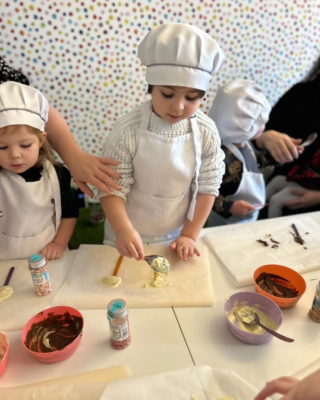 Tots and Dots - Our Little Chefs had so much fun creating...