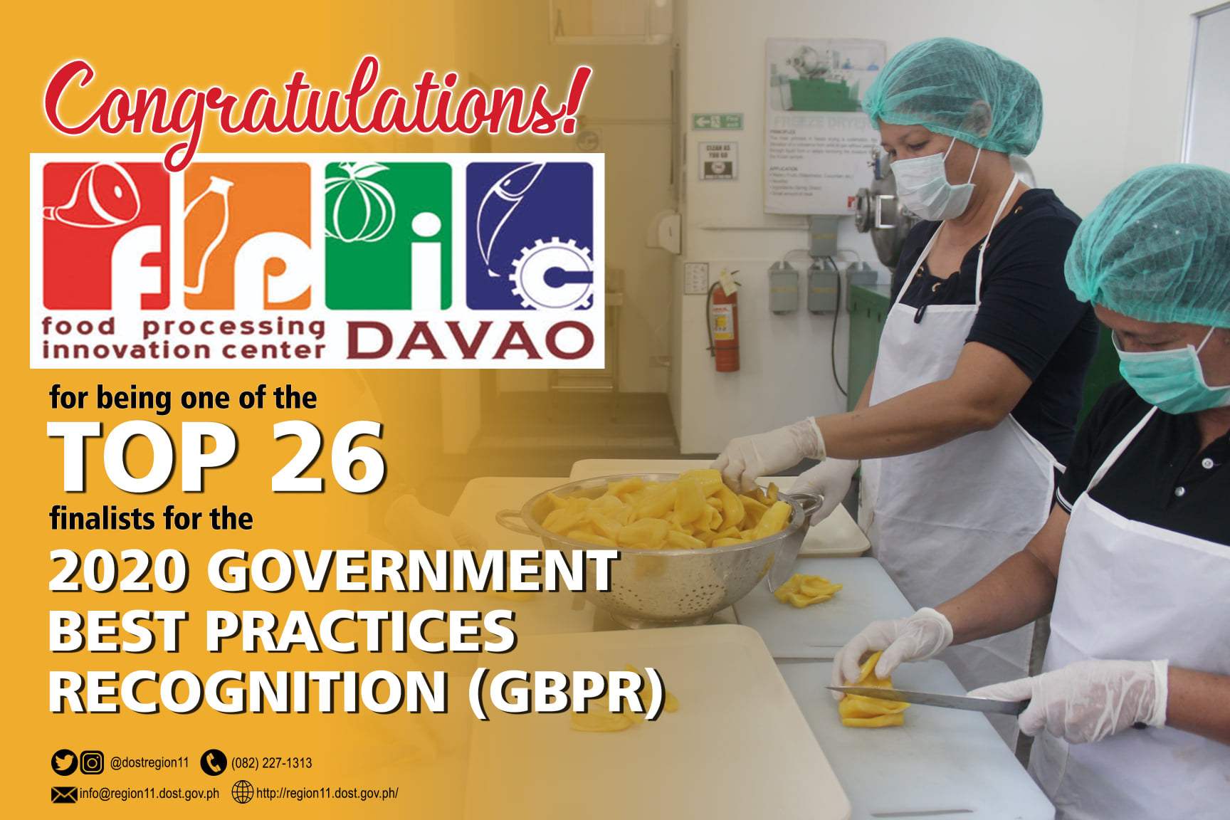 DOST Region XI - Congratulations to Food Processing and...