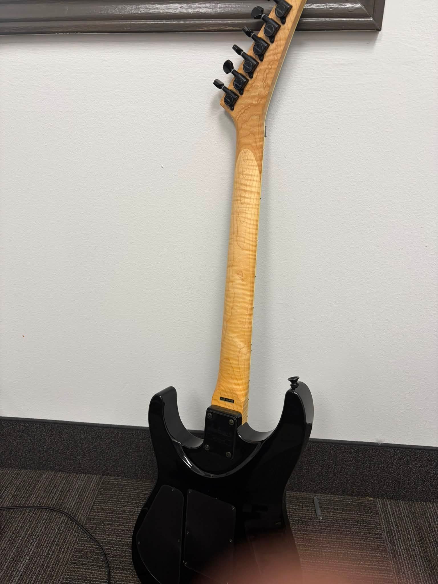 Mid 2000's MIJ DXMG Jackson guitar with flamed maple