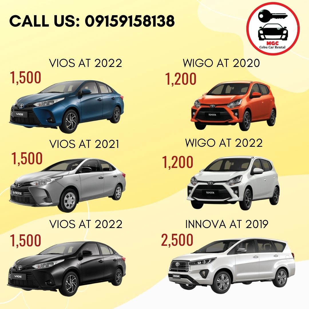 Car Rental Cebu - MGC Rental | Talisay