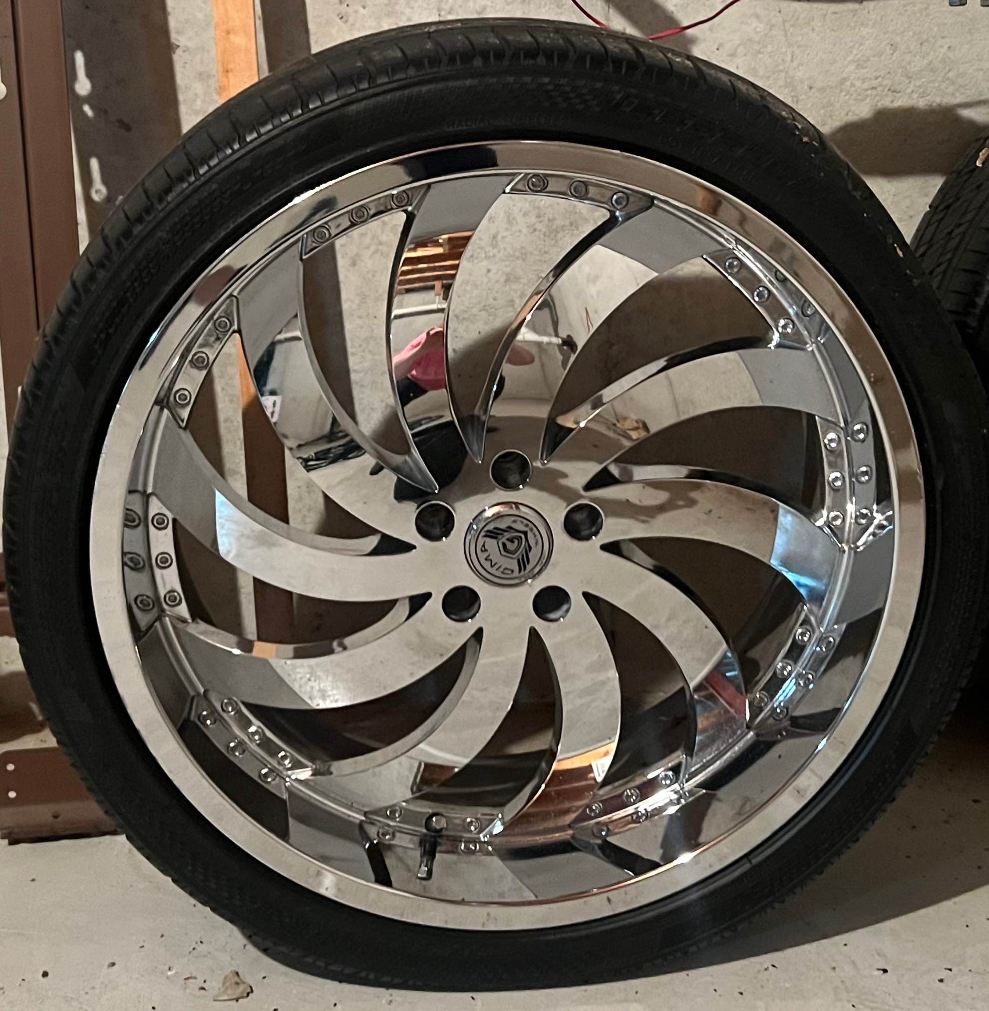 22” Gima Rims and Strada Tires - Car Wheels, Tires & Parts - Plainfield ...