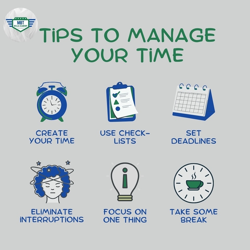 ⏰📝 Time Management Tips for a... - MBT Skills Academy