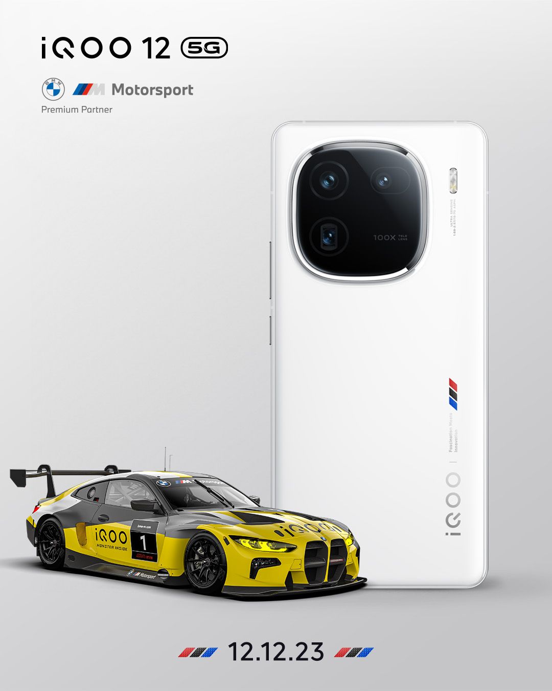 iQOO in a premium partnership with BMW M Motorsport brings to you