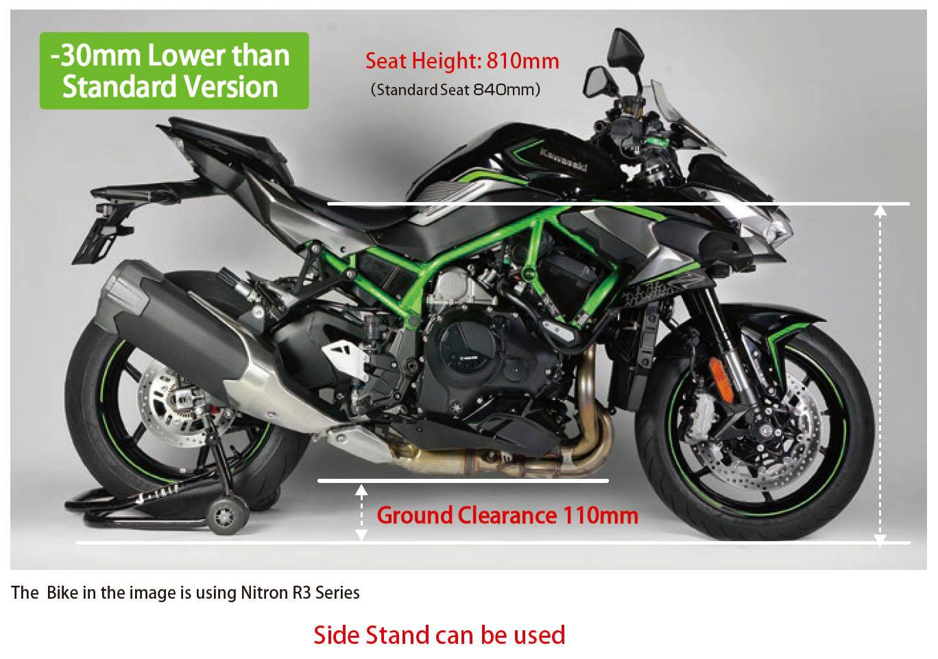 KAWASAKI Z H2 (ʼ20-) Low-down Rear Suspension】 NITRON JAPAN