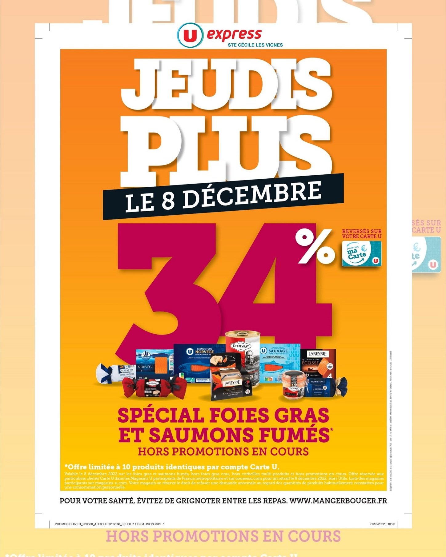 U express Ste Cécile les vignes - [JEUDIS PLUS] Le jeudi 8️⃣ décembre ...