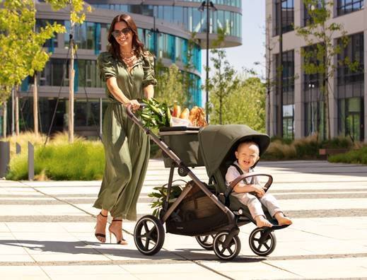 uppababy costco Vista V3 Stroller final-checked A spacious black north face backpack Frame Color:Mineral Blue