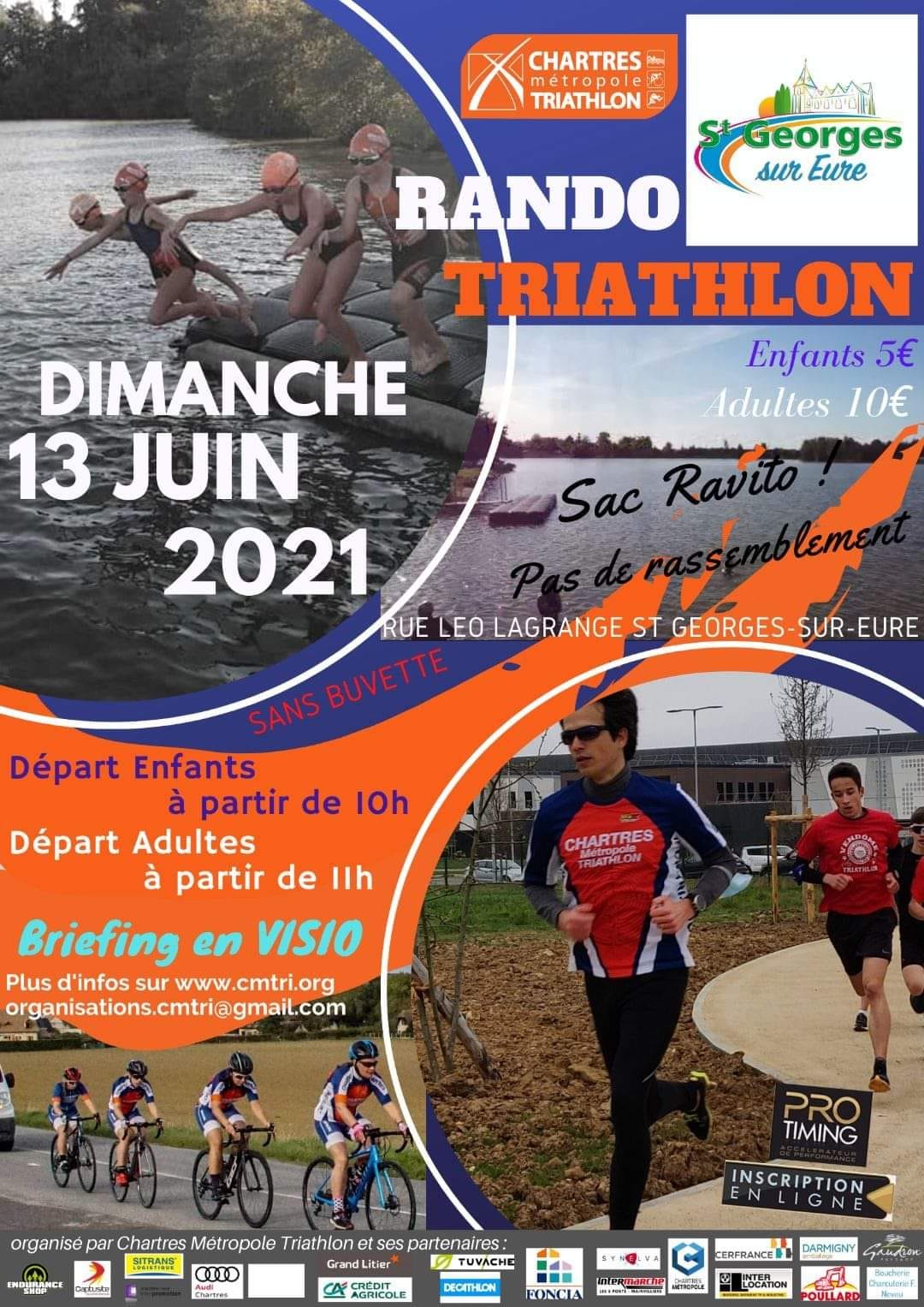 Saint - [ RANDO TRIATHLON ] 🔷 Le Rando Triathlon de Saint Georges aura ...