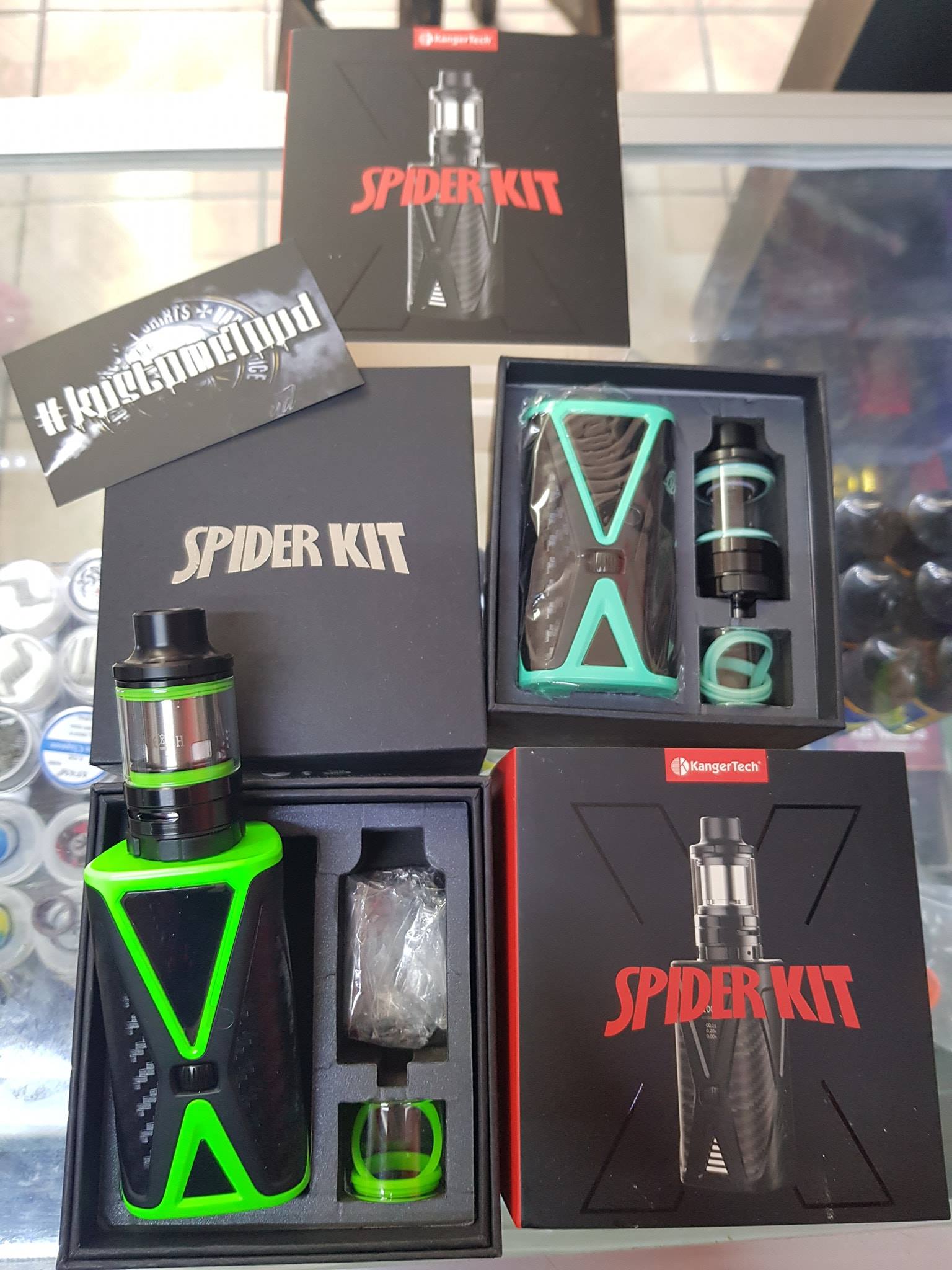 Kustom Cloud - SPIDER KIT BY KANGERTECH..!! MOD DE 200W...