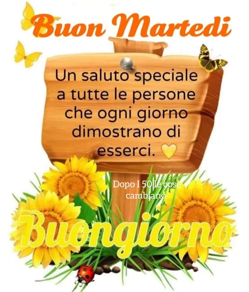 Dopo I 50 le cose cambiano - Buongiorno a tutti | Facebook