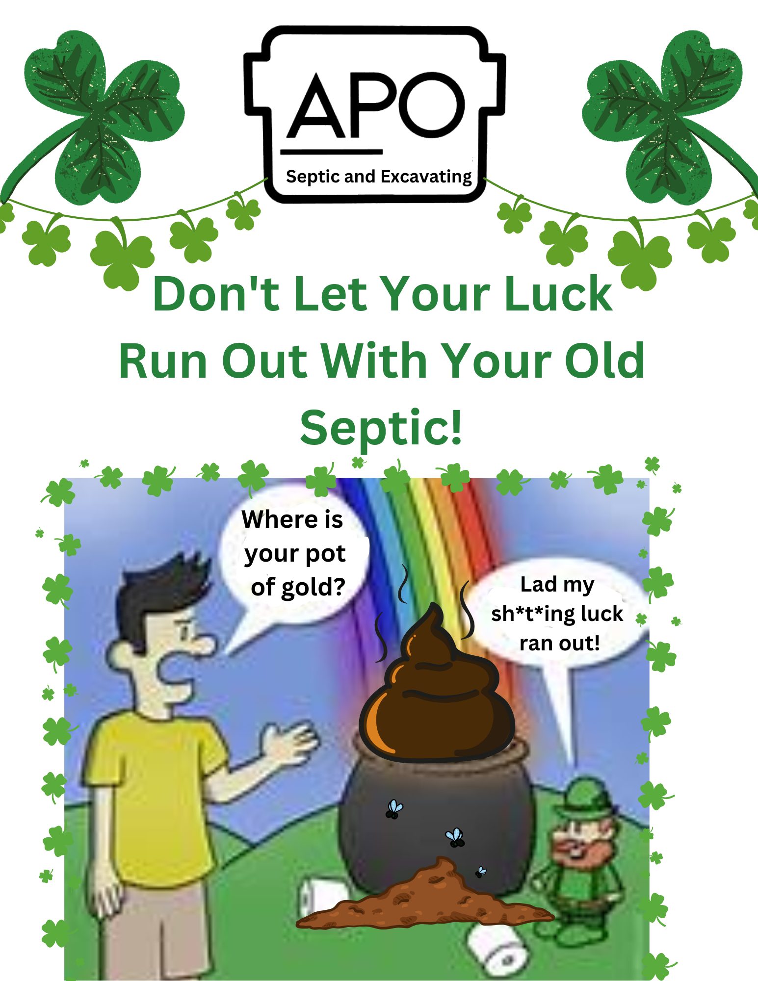 Harrison Matters | Don't let your luck run out with your old septic ...