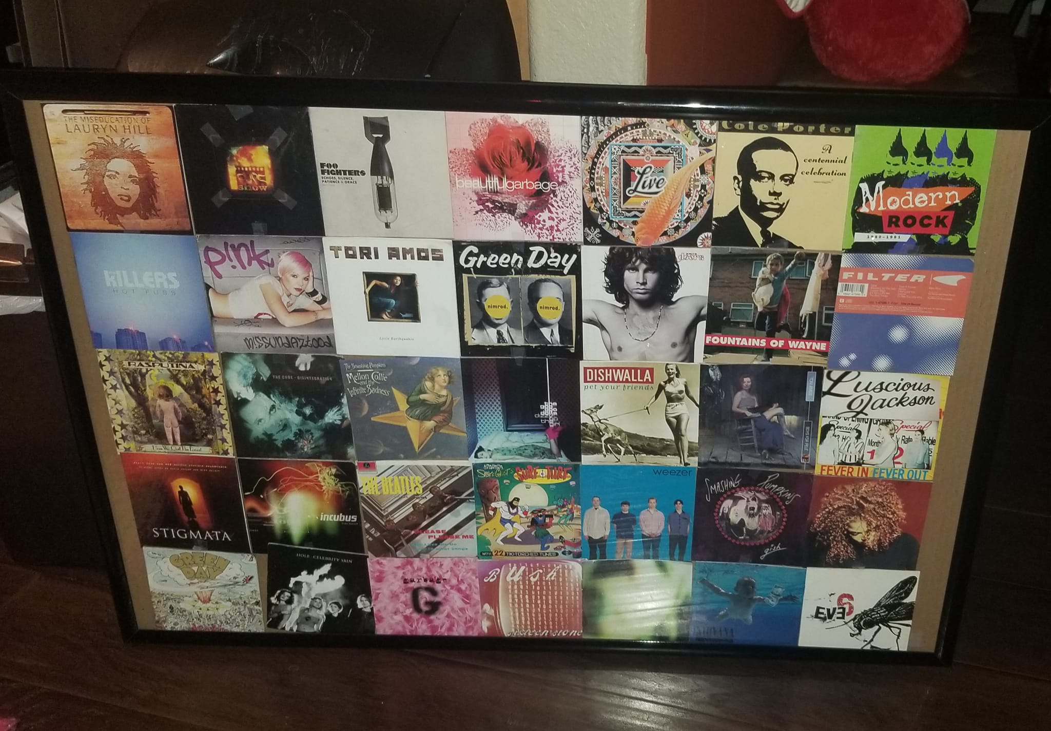 Teenage cd album art collages