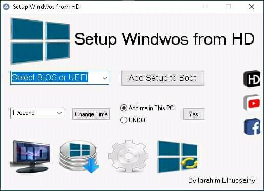 boot program - برنامج تنصيب الويندوز من الهارد مباشرة...