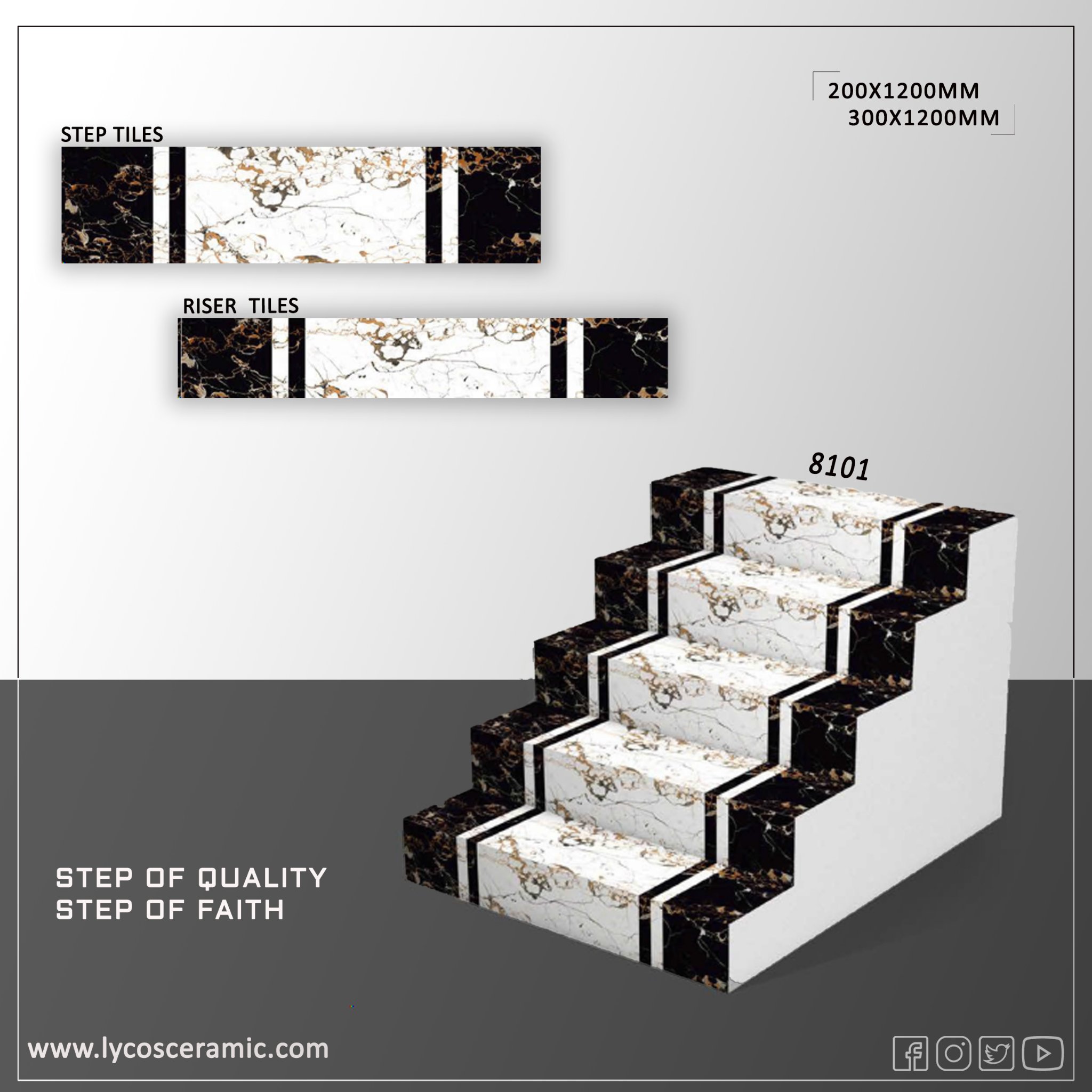 Our Step & Riser tiles... - Lycos Ceramic Private Limited | Facebook