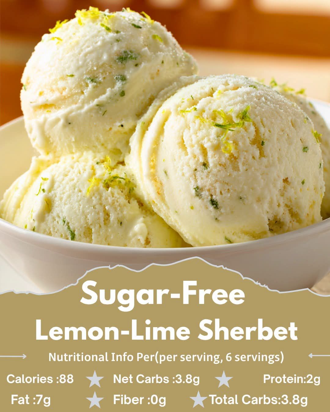 What is the recipe for lime sherbet?