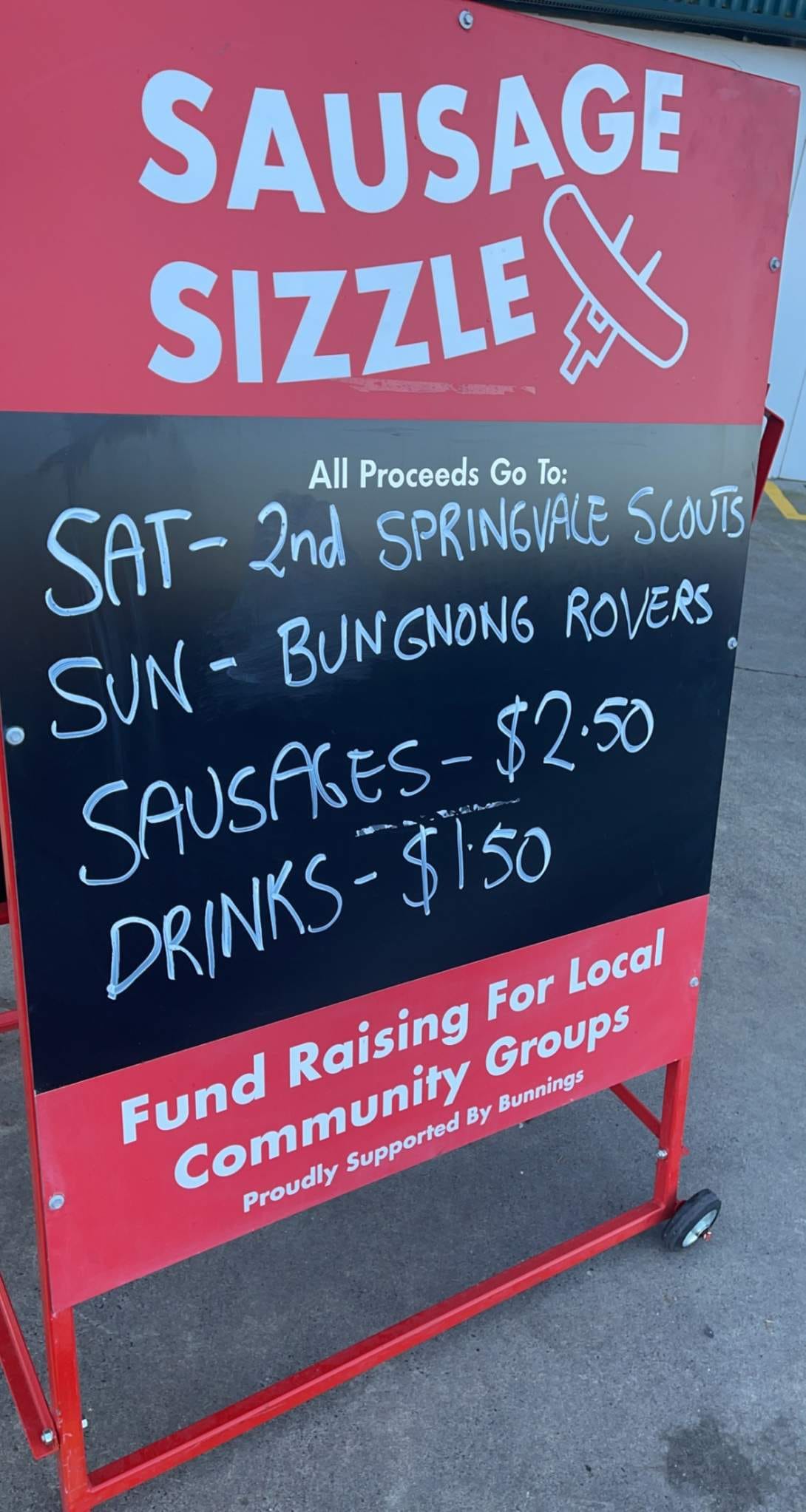 2nd - What a weekend at Bunnings!! ⚜ Our Group are on today and our ...