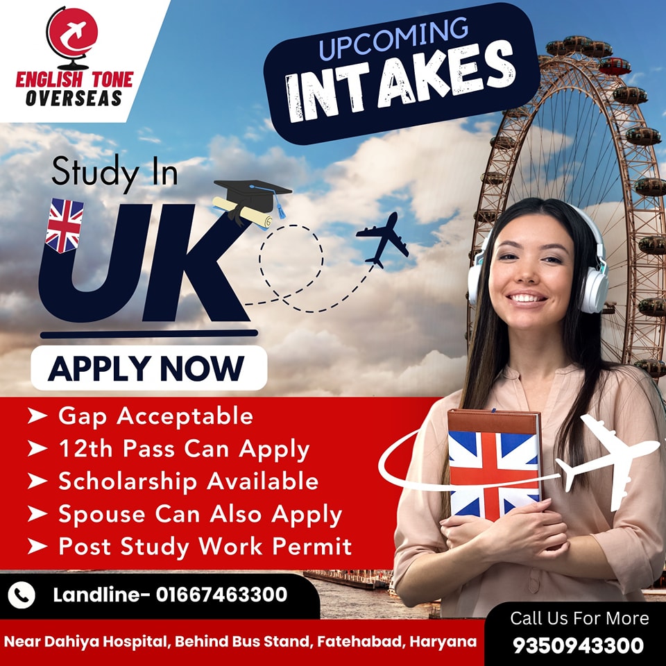 Study in UK Upcoming intakes Apply... - English Tone Overseas | Facebook