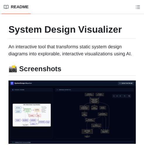 Thongchai - 🧩 system-design-visualizer เปลี่ยนรูป System Design ที่เป็น ...