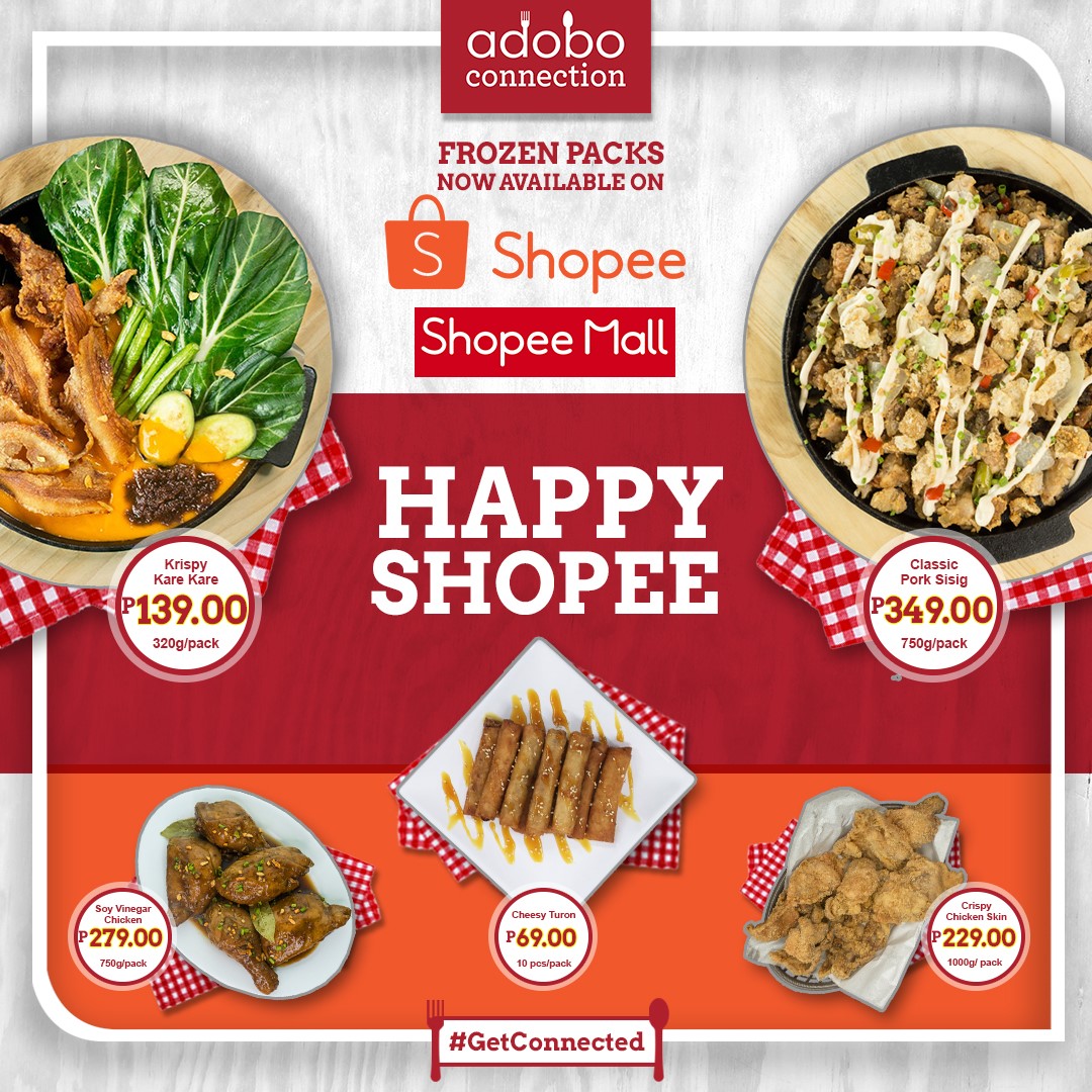 HELLO SHOPEE!😘 SHOPEE has been made... - Adobo Connection
