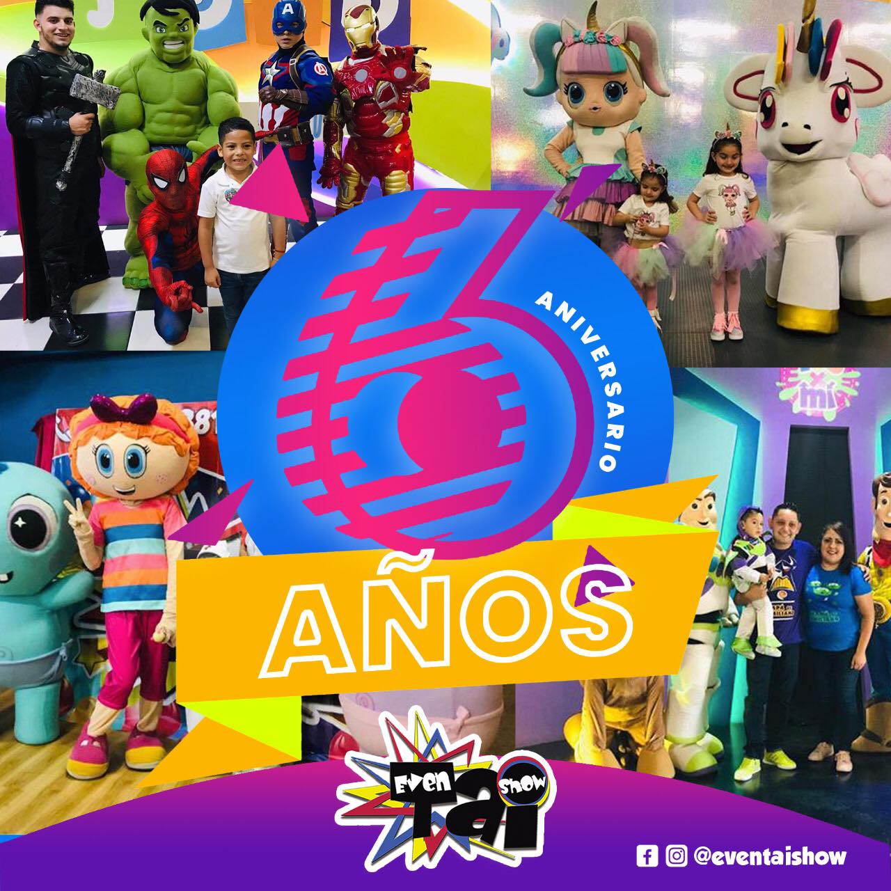 Eventai show - 🔴🟡🔵 PROMOCIONES DE ANIVERSARIO 🔴🟡🔵 🥳 6... | Facebook
