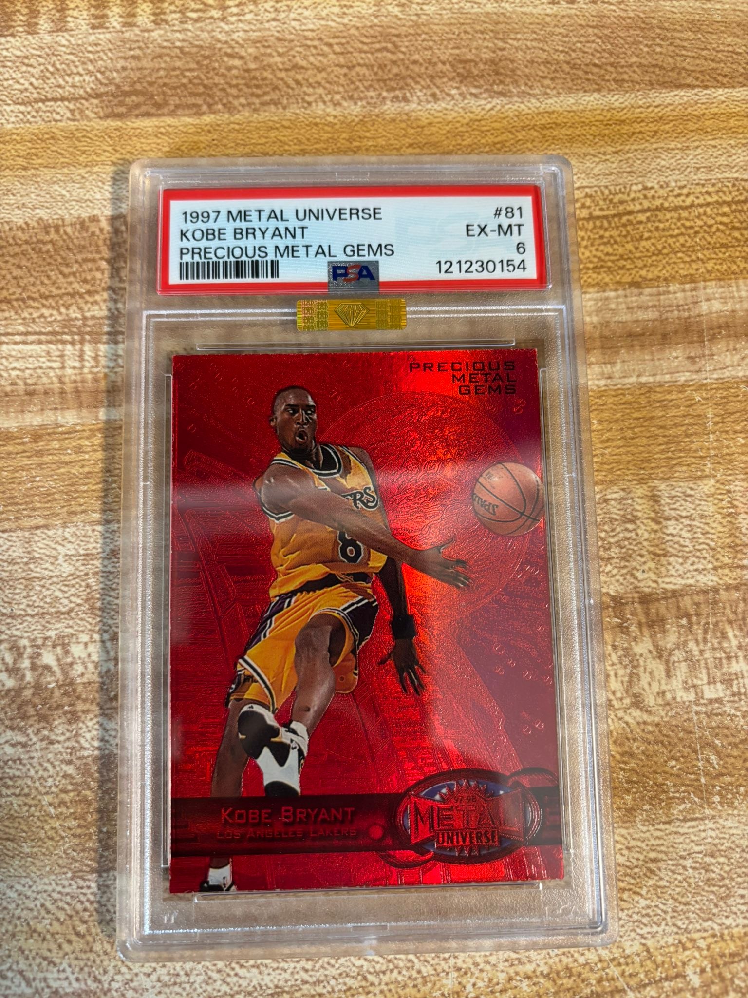 Kobe Bryant 1997 metal universe card for sale | Dallas, TX