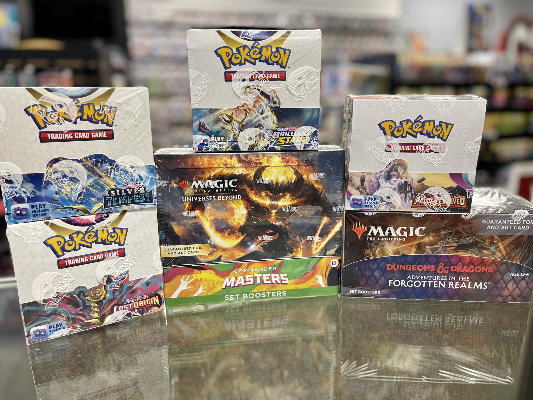 what stores sell booster boxes Chaos Rising are up on Amazon for WAY over MSRP #ad If you want to pre-order and see if the price comes down they have the price match guarantee! https://amzn.to/4cZPL9w Gather Neopets Will Target, Best Buy, and