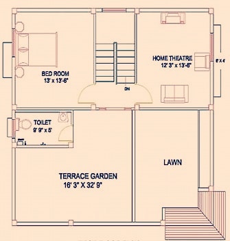 BHK Small House Plan Drawing Free Download DWG File, 45% OFF