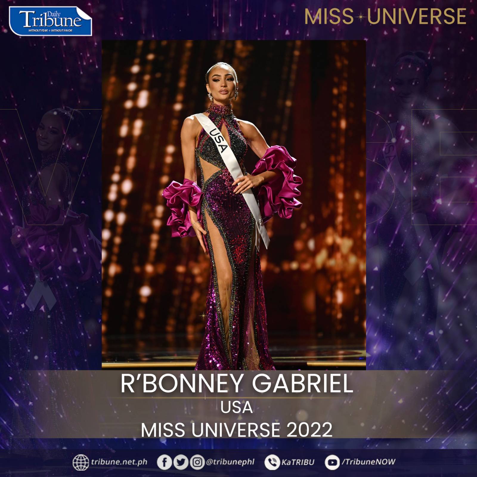 Daily - MISS UNIVERSE: IT'S MISS USA! 👑 LOOK: Miss USA R'Bonney Gabriel ...